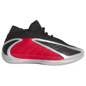 adidas Kids' Grade School Anthony Edwards 2 'Bulldawgs' Basketball Shoes, Size 7, Silver Metallic/Pure Ruby/Black