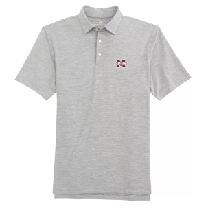 Southern Tide Southern Tide Men's Mississippi State Bulldogs Black Spacedye Polo, Large - $99.50 at DICK'S Sporting Goods