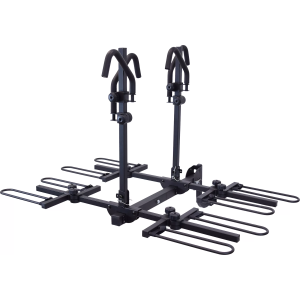 Malone Auto Racks Runway HM4 - Hitch Mount Platform 4 Bike Carrier (2" only), Black