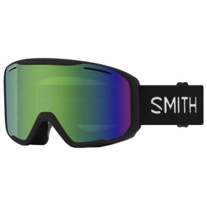 SMITH Blazer Snow Goggles 2026, Black Strap / Green Sol-X Mirror Lens