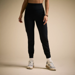 CALIA Women's Inspire Jogger 2.0 - Power Mesh Waistband, Large, Pure Ebony