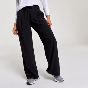 CALIA Women's Truelight Wide Leg Pant, Large, Pure Black
