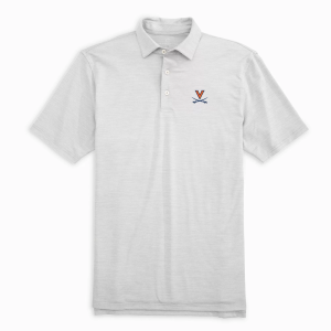 Southern Tide Southern Tide Men's Virginia Cavaliers Grey Driver Spacedye Polo, XXL, Gray - $95.00 at DICK'S Sporting Goods