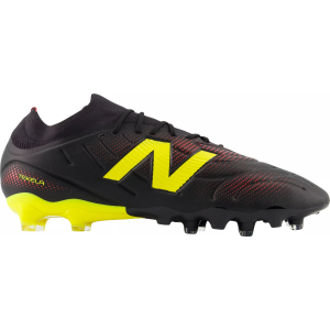 New Balance Tekela Team V5 FG Soccer Cleats, M12/W13.5, Black/Yellow