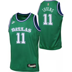 Nike Youth Dallas Mavericks Kyrie Irving #11 Green Swingman Hardwood Classics Jersey, Small