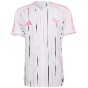 adidas Adult Inter Miami CF 2026 Culture Button-Up Baseball 'Presagio' Jersey, Men's, Small, White