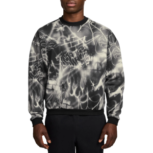 Nike Nike Men's Therma-FIT Standard Issue Brushed Allover Print Crewneck Sweatshirt, Small, Black - $38.97 at DICK'S Sporting Goods