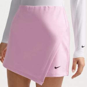 Nike Women's 15" Golf Club Dri-FIT Golf Skort, Small, Pink Foam/Black