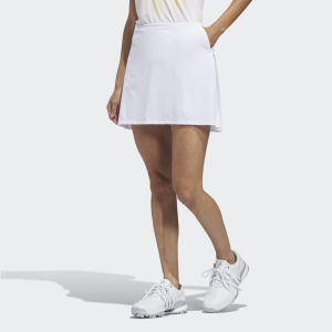 adidas Women's Ultimate Tour Pleated Golf Skort, XL, White