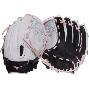 Mizuno Mizuno 11" Girls' Supreme Series Fastpitch Glove, White/Pink - $89.99 at DICK'S Sporting Goods