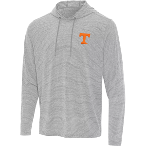 Antigua Men's Tennessee Volunteers Grey Changeover Hoodie, XL, Gray