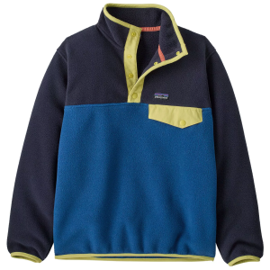 Patagonia Boys' Lightweight Synchilla Snap-T Pullover, Small, Clement Blue