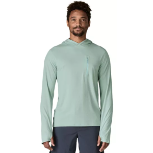 Patagonia Men's Capilene Cool Sun Hoody, XXL, Thermal Blue/Thin Ice