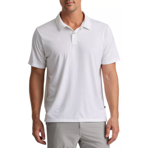 Free Fly Men's Elevate Polo, Large, Bright White