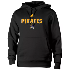 adidas Men's East Carolina Pirates Black Training Fleece Pullover Hoodie, Small