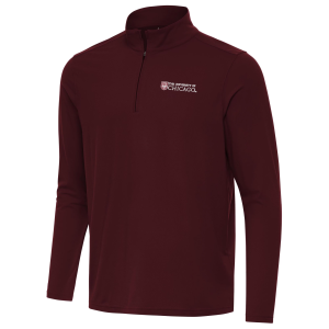 Antigua Men's Chicago State Wildcats Maroon Intent 1/4 Zip Pullover, XL, Red