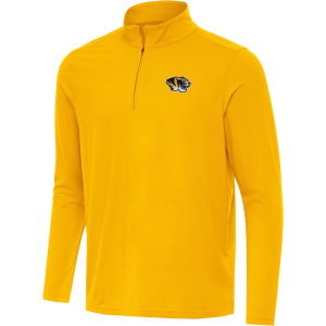 Antigua Men's Missouri Tigers Gold Intent Quarter-Zip Jacket, Medium, Yellow
