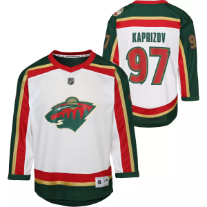 NHL Youth Minnesota Wild Kirill Kaprizov #97 Breakaway White Alternate Replica Jersey, L/XL