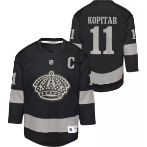 NHL Youth Los Angeles Kings Anze Kopitar #11 Breakaway Black Alternate Replica Jersey, Small/Medium