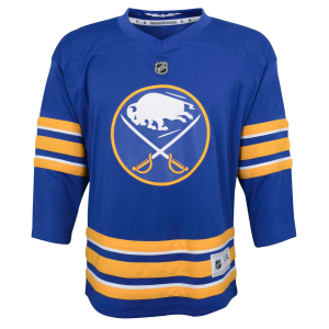 NHL Youth Buffalo Sabres Tage Thompson #72 Breakaway Royal Replica Home Jersey, Small/Medium, Blue