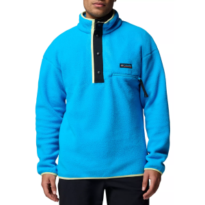 Columbia Men's Helvetia II Half Snap Fleece Pullover, Large, Compass Blue