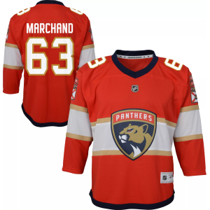 Outerstuff NHL Youth Florida Panthers Red Brad Marchand Replica Home Jersey, L/XL - $90.00 at DICK'S Sporting Goods