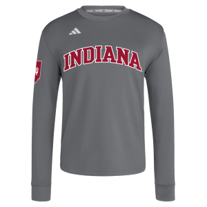 Adidas adidas Men's Indiana Hoosiers Dark Gray Dugout Crewneck Sweatshirt, XXL - $30.73 at DICK'S Sporting Goods