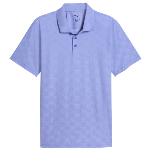 Puma PUMA Men's MATTR Check Jacquard Golf Polo, Small, Royal Sapphire - $63.75 at DICK'S Sporting Goods