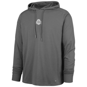 '47 Men's Ohio State Buckeyes Shadow Gray Forward Long Sleeve Hoodie, Small