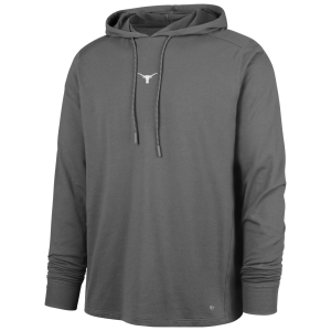 '47 Men's Texas Longhorns Shadow Gray Forward Long Sleeve Hoodie, Small