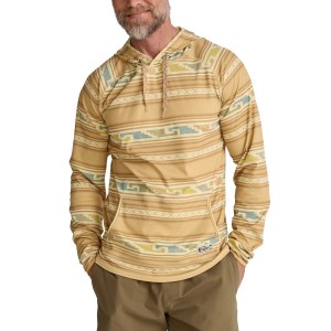 Howler Brothers Men's Loggerhead Hoodie, Small, Temple Tracks/Camel