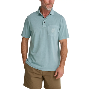 Howler Brothers Men's Pilgrimage Polo, Large, Riviera Blue