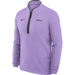 Nike Men's Kansas State Wildcats Purple 1/4 Zip Jacket, Large