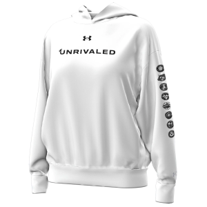 Under Armour Under Armour Women's Unrivaled Icon Fleece Pullover Hoodie, Small, White - $59.99 at DICK'S Sporting Goods