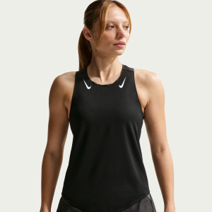 Nike Women's AeroSwift Dri-FIT ADV Singlet, XS, Black