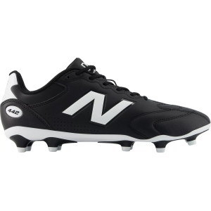 New Balance 442 Team V3 FG Soccer Cleats, M8/W9.5 W, Black/White