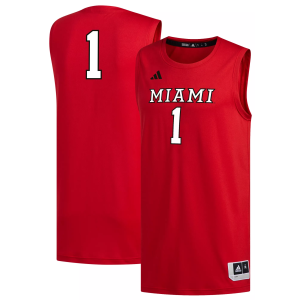 adidas Men's Miami RedHawks Red Swingman Jersey, Medium