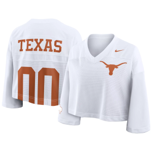 Nike Women's Texas Longhorns White Cropped Replica Jersey, XL