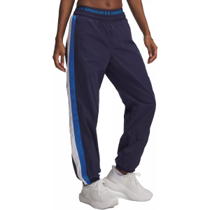 Under Armour Women's Icon Crinkle Pants, Small, Washed Navy