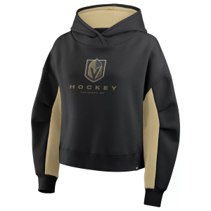 NHL Women's Vegas Golden Knights Black Fleece Pullover Hoodie, Medium