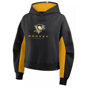 NHL Women's Pittsburgh Penguins Black Fleece Pullover Hoodie, Medium