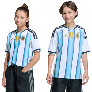 adidas Youth Argentina 2026 Home Replica Jersey, Small, White