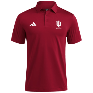 adidas Men's Indiana Hoosiers Dark Red Ultimate 365 Polo, Small
