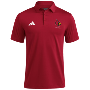 adidas Men's Louisville Cardinals Medium Red Ultimate 365 Polo, XXL