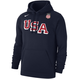 Nike Adult Team USA 2026 Fleece Pullover Hoodie, Men's, Small, Blue