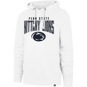 47 Men's Penn State Nittany Lions White Arch Headline Hoodie, Small