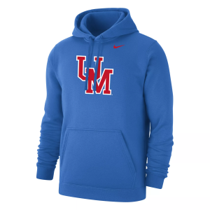 Nike Men's Ole Miss Rebels Light Blue Club Hoodie, XXL