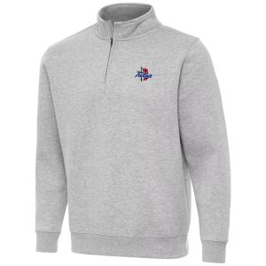 Antigua Antigua Men's Tulsa Golden Hurricanes Grey Heather Victory 1/4 Zip Mock Pullover, Small, Gray - $84.99 at DICK'S Sporting Goods