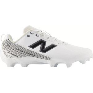 New Balance Rush X5 Lacrosse Cleats, M7.5/W9, White/Black
