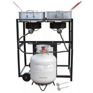 King Kooker King Kooker 30" Portable Propane Dual Burner Outdoor Cooker Cart Set - $379.99 at DICK'S Sporting Goods